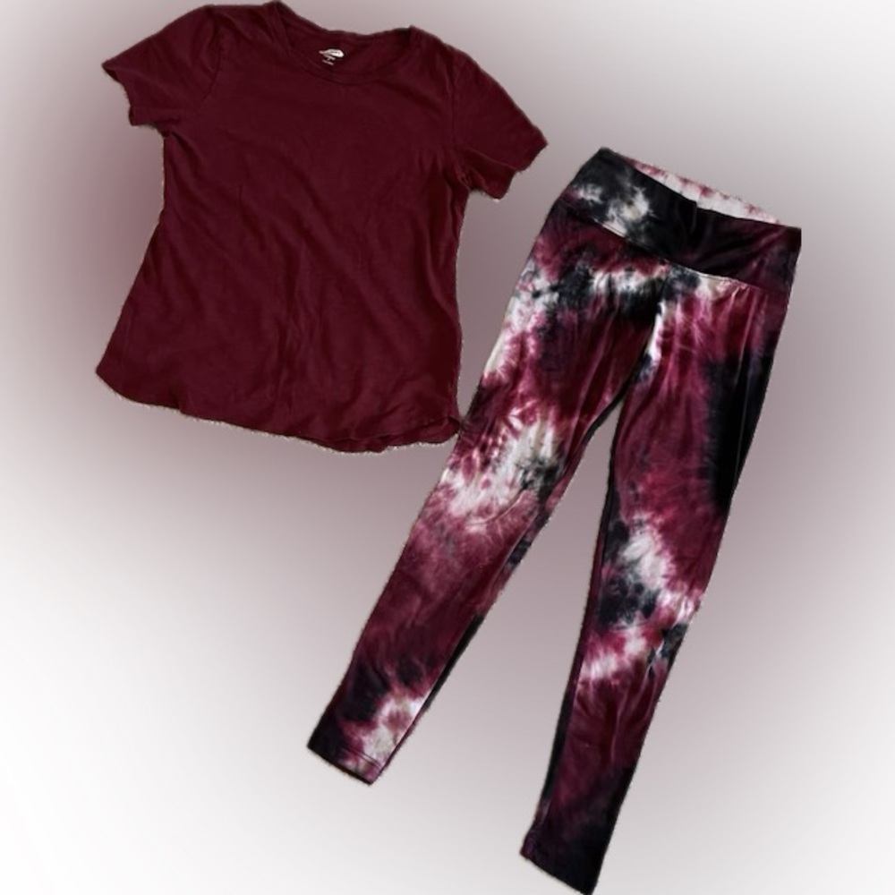 OLD NAVY 🌞 shirt and Sweet Tye dye pants. Two piece outfit